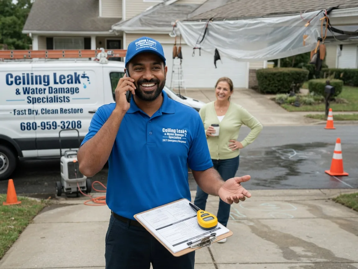 Ceiling Leak Cleanup Kelly, WY FAQs